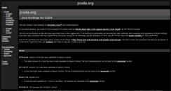 Desktop Screenshot of jcuda.de